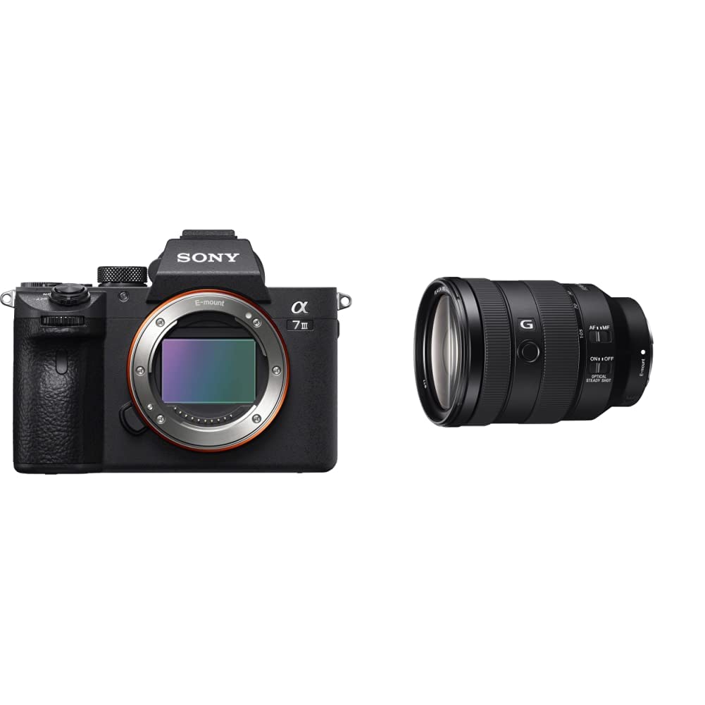Sony a7 III (ILCEM3K/B) Full-frame Mirrorless Interchangeable-Lens Camera with 28-70mm Lens with 3-Inch LCD, Black