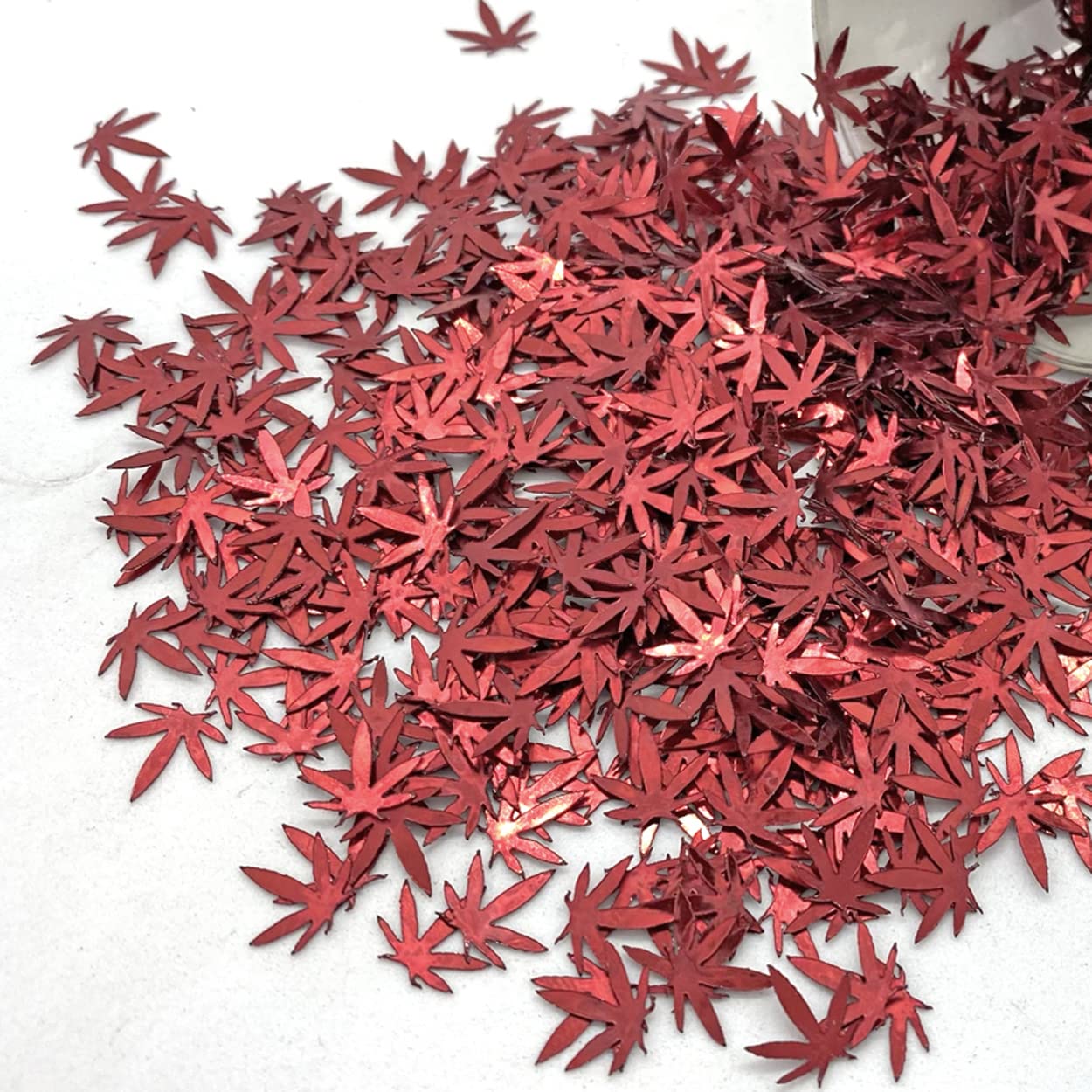 Confetti Marijuana Leaf 3/4" Green - Retail Pack #9000 QS0