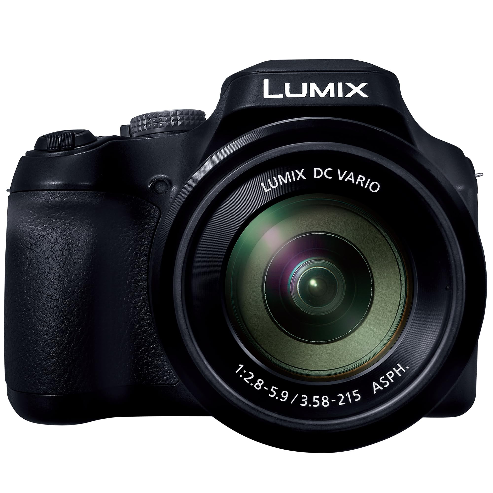 Panasonic LUMIX FZ80D Point and Shoot Digital Camera 4K Photo/Video Recording with Power Optical Image Stabilizer, Vlogging Camera with 60X Optical Zoom & 20-1200mm Wide-Angle Lens - DC-FZ80D