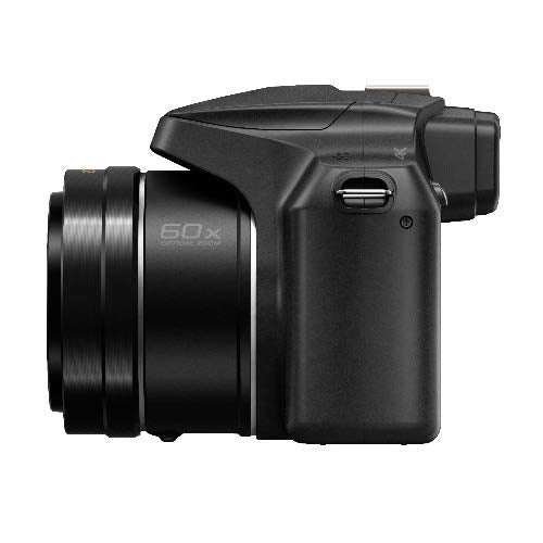 Panasonic LUMIX FZ80D Point and Shoot Digital Camera 4K Photo/Video Recording with Power Optical Image Stabilizer, Vlogging Camera with 60X Optical Zoom & 20-1200mm Wide-Angle Lens - DC-FZ80D