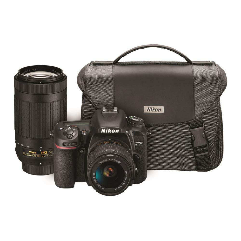 Nikon D7500 20.9MP DSLR Camera with AF-S DX NIKKOR 18-140mm f/3.5-5.6G ED VR Lens, Black