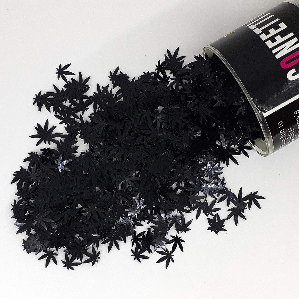 Confetti Marijuana Leaf 3/4" Green - Retail Pack #9000 QS0