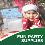 Beistle Sparkling Snow, Sparkling Snow Confetti, Christmas Decorations & Holiday Plastic Snowflakes, Wintertime Snowy Iridescent Decor, 2 oz. Pkg.