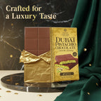 Dubai Chocolate Bar - Premium Pistachio, Belgian Chocolate and Crispy Kataifi Layers | Luxury Chocolate Gift | 7oz Gourmet Treat