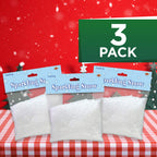Beistle Sparkling Snow, Sparkling Snow Confetti, Christmas Decorations & Holiday Plastic Snowflakes, Wintertime Snowy Iridescent Decor, 2 oz. Pkg.