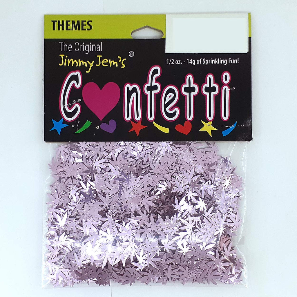 Confetti Marijuana Leaf 3/4" Green - Retail Pack #9000 QS0