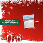 Beistle Sparkling Snow, Sparkling Snow Confetti, Christmas Decorations & Holiday Plastic Snowflakes, Wintertime Snowy Iridescent Decor, 2 oz. Pkg.