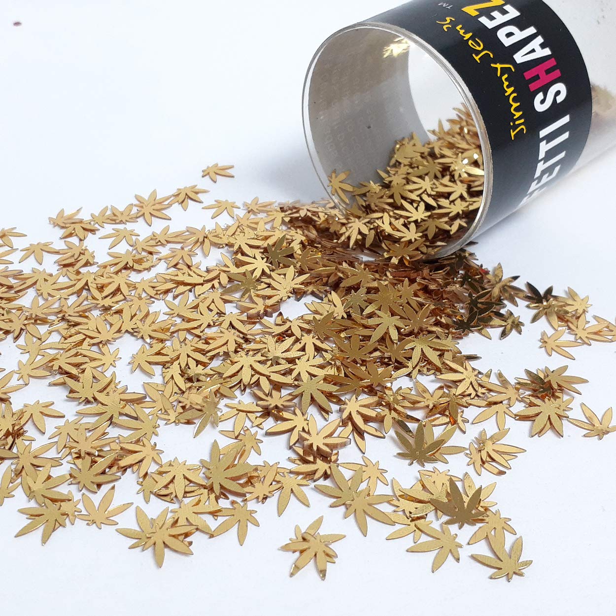 Confetti Marijuana Leaf 3/4" Green - Retail Pack #9000 QS0