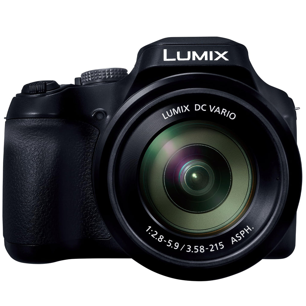 Panasonic LUMIX FZ80D Point and Shoot Digital Camera 4K Photo/Video Recording with Power Optical Image Stabilizer, Vlogging Camera with 60X Optical Zoom & 20-1200mm Wide-Angle Lens - DC-FZ80D