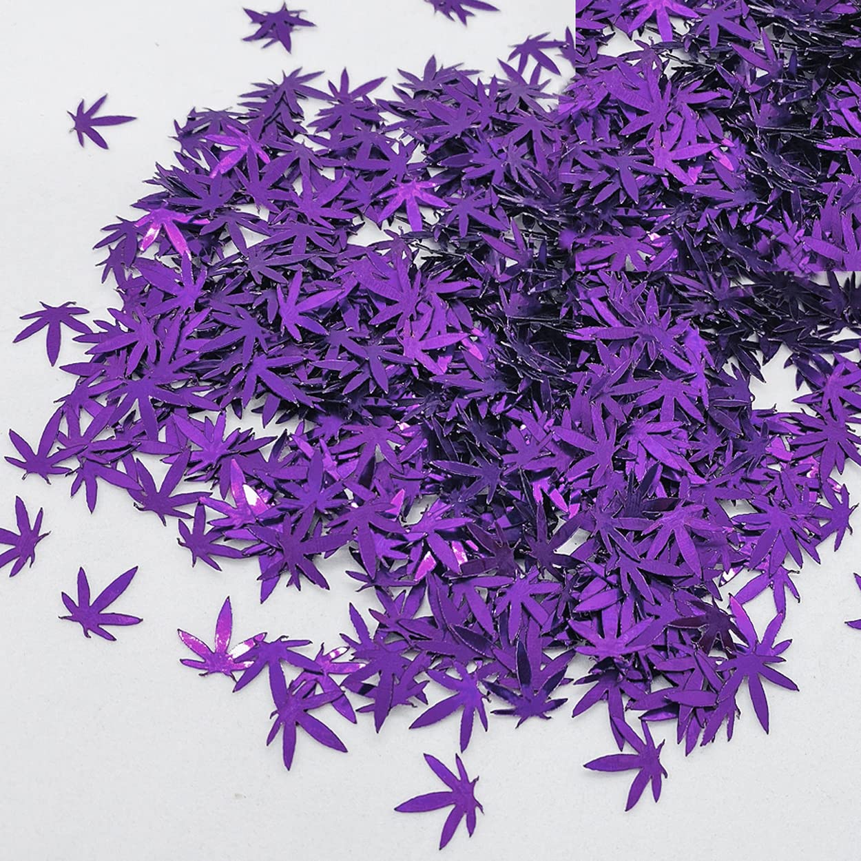 Confetti Marijuana Leaf 3/4" Green - Retail Pack #9000 QS0